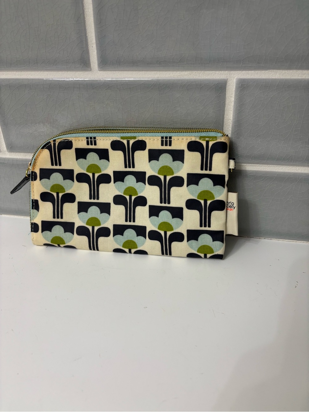 Orla Kiely cosmetic pouch